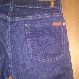 7 for all mankind jeans wide leg